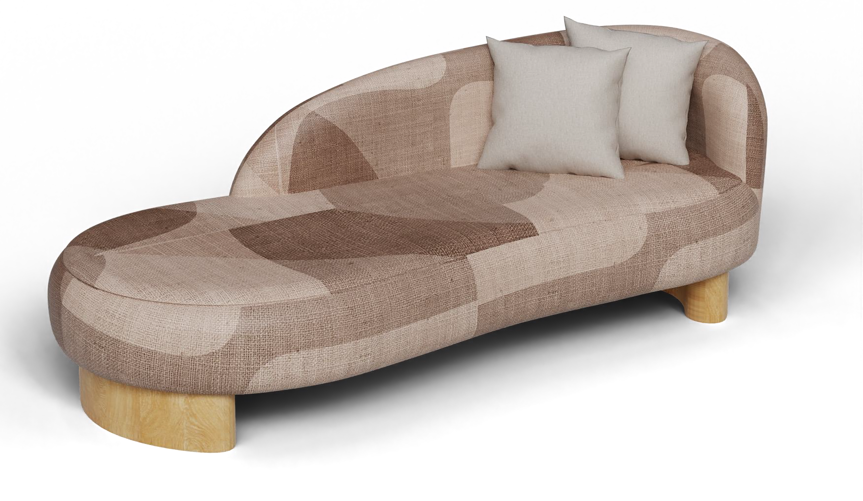 Chaise lounge - printed cloth