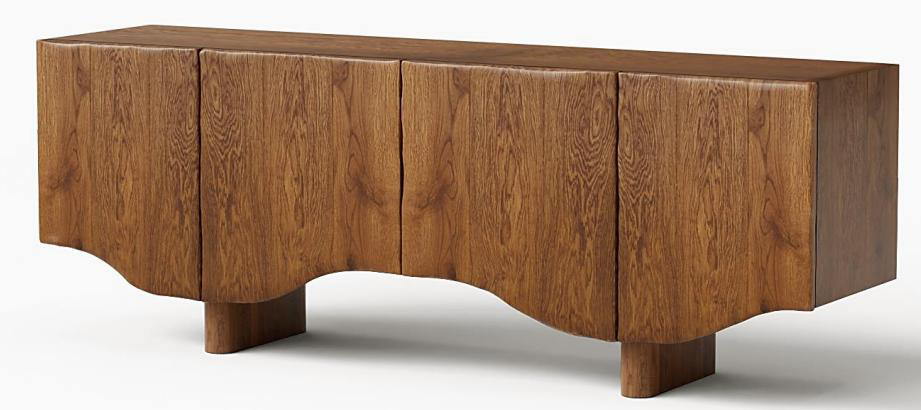 Acacia live edge sideboard