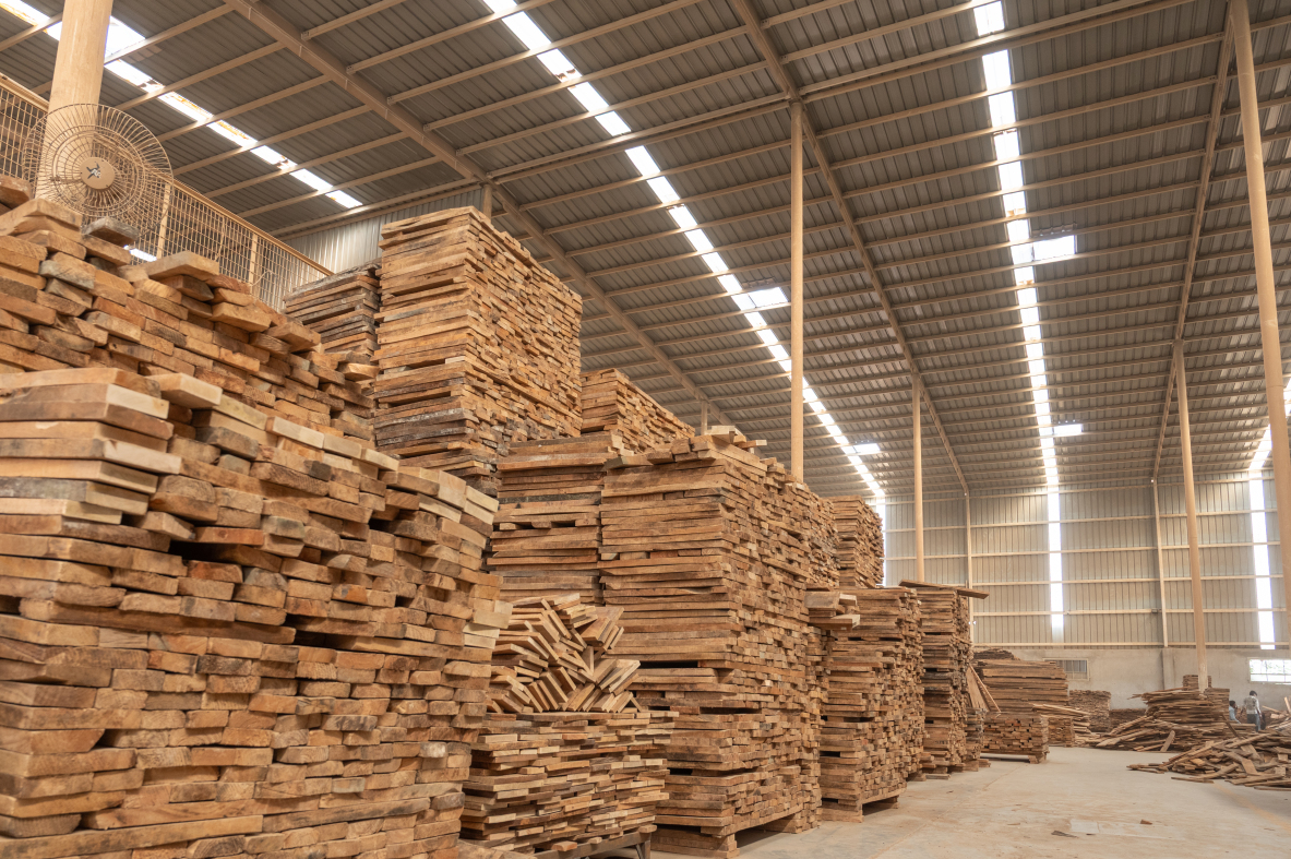 Timber yard